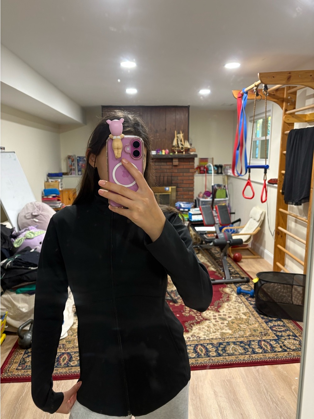 Black Women's Full-Zip Athletic Jacket - New Balance